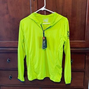 Boys YL long sleeve hooded t-shirt.